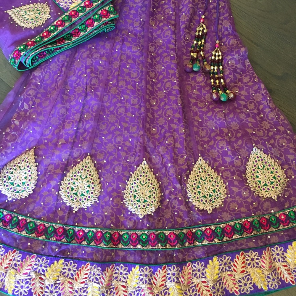 Gorgeous indian Lahenga choli dress.